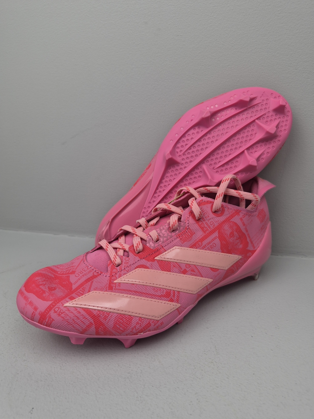 Size 8.5 - Adidas Adizero Electric II Currency Men's Football Cleats JQ3979 Pink